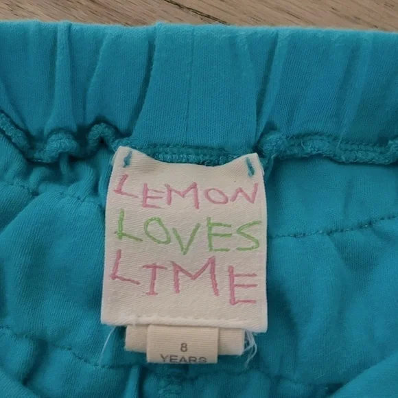 Lemon loves lime girls ruffle skort size 8 Rainbow colors pink purple blue green - Picture 6 of 6